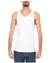Obey - Tops ,Wit ,Katoen Standard Rib Tank 2-Pack - Lyst
