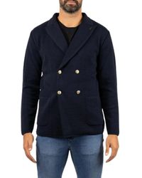 Paoloni - Jassen ,Blauw ,Blazer - Lyst