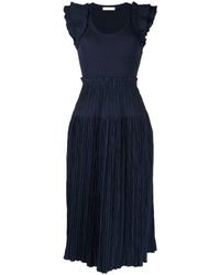 Ulla Johnson - Vestido De Canalé Midi Virginia - Lyst