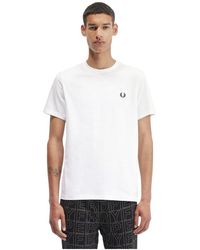 Fred Perry - Laurel Wreath Graphic T-Shirt - Lyst