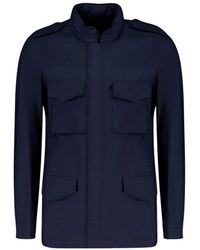 AUTORE - Jassen ,Blauw ,Katoen Field Phoenix Jas - Lyst