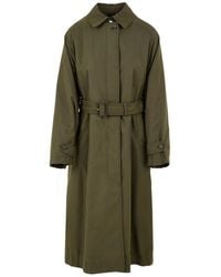 Aspesi - Belted Coats - Lyst