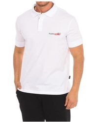 Philipp Plein - Fitness ,Wit ,Katoen Polo Met Korte Mouwen - Lyst