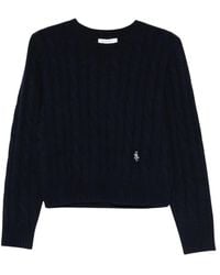 Sporty & Rich - Round-Neck Knitwear - Lyst