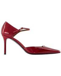 Giuseppe Zanotti - Schoenen ,Rood ,Leer Rode Lakleren Pumps - Lyst