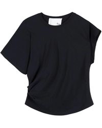 8pm - T-Shirt Met Knoopdetail - Lyst