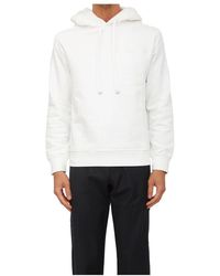 Etro - Hoodies & Sweatvesten ,Wit ,Katoen Hoodie Sweatshirt - Lyst