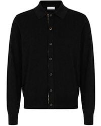 Burberry - Truien & Vesten ,Zwart ,Wol Wol Cardigan - Lyst