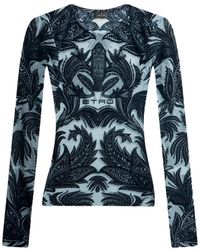 Etro - Long Sleeve Tops - Lyst