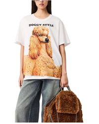 Stella McCartney - T-Shirt Met Grafische Print En Ronde Hals - Lyst