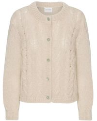 American Dreams - Truien & Vesten ,Wol Frankie Kabel Gebreid Vest - Lyst