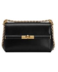 Dolce & Gabbana - Schwarze Schultertasche Mit Kette - Lyst