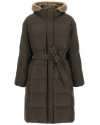 Brunello Cucinelli - Gewatteerd Donsjack - Lyst