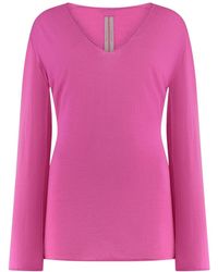 Rick Owens - V-Neck Knitwear - Lyst