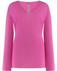 Rick Owens - V-Neck Knitwear - Lyst