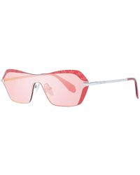 adidas - Rote -sonnenbrille mit verspiegelten gläsern - Lyst
