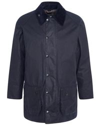 Barbour - Jassen ,Blauw ,Katoen Beaufort Wax Jacket - Lyst