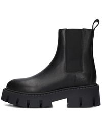 COPENHAGEN - Schwarze Chelsea Boots Aus Leder - Lyst