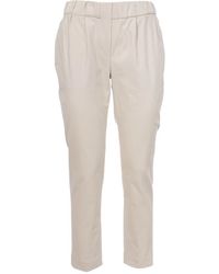 Brunello Cucinelli - Cropped trousers - Lyst