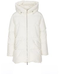 Moorer - Witte Winterjas - Lyst