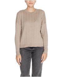 ONLY - Round-Neck Knitwear - Lyst