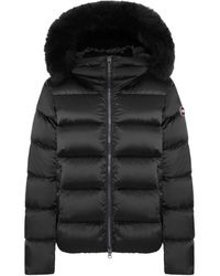 Colmar - Zwarte Iridescent Donzen Jas - Lyst