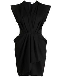 IRO - Schwarzes woll midi kleid - Lyst