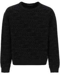 Dolce & Gabbana - Sweatshirt mit flocked logo aus baumwoll-french-terry - Lyst