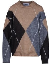 Alpha Studio - Round-Neck Knitwear - Lyst