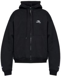 Balenciaga - 3B Sports Icon Zip-Up Hoodie - Lyst
