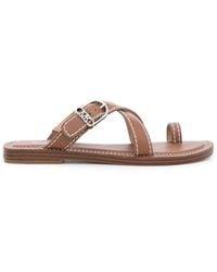 Michael Kors - Sandalen leder braun - Lyst