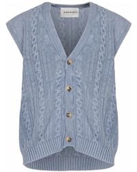 Amaranto - V-Hals Sweaters Met Knoopsluiting - Lyst