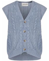 Amaranto - V-Hals Sweaters Met Knoopsluiting - Lyst