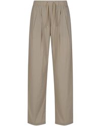 Herno - Broeken ,Katoen Wijde Broek - Lyst