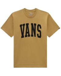 Vans - Tops ,Bruin ,Katoen Arched Ss Tee - Lyst