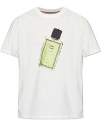 Paul Smith - T-Shirt Met Print - Lyst