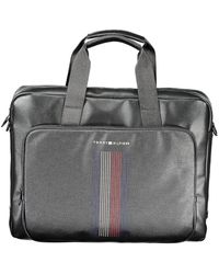 Tommy Hilfiger - Zwarte Aktetas Met Laptopvak - Lyst