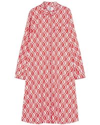 Marina Rinaldi - Elegantes Hemdkleid Mit Weiten Ärmeln - Lyst