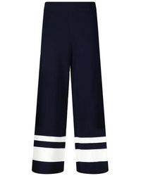 Joseph Ribkoff - Fließende gestreifte 7/8 hose - Lyst