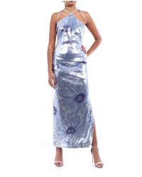 Jacquemus 201dr23 Long Dress - Grijs