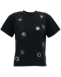 Des Phemmes - Klassisches T-Shirt Mit Rundhalsausschnitt - Lyst