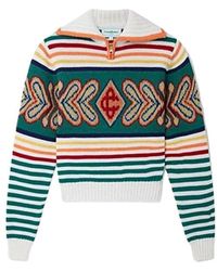 CASABLANCA - Round-Neck Knitwear - Lyst