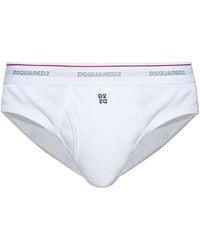 DSquared² - Rib Slip Met Logo - Lyst