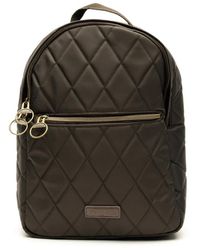 Barbour - Gepolsterter grüner rucksack - Lyst