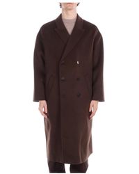 Amaranto - Double-Breasted Coats - Lyst