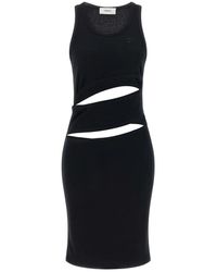 Coperni - Spiral Cotton Mini Dress - Lyst
