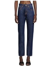 Versace - High-Waist Rechte Jeans - Lyst