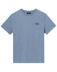 A.P.C. - T-Shirt 100% Cotone - Lyst