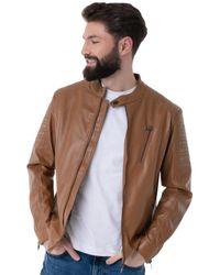 Guess - Leather Jackets - Lyst