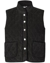 Lolly's Laundry - Jassen ,Bruin ,Katoen Gewatteerde Vest 87 Donker Mokka - Lyst